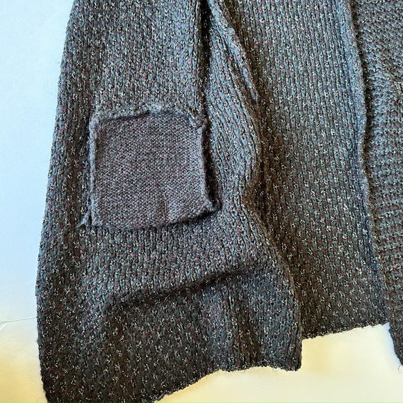 Belldini Women's Open Cardigan Jacket Black Long Sleeve Sweater w/Pockets Size M - Picture 5 of 9